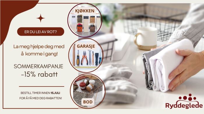 🌞 Sommerkampanje – 15 % rabatt! 🌞